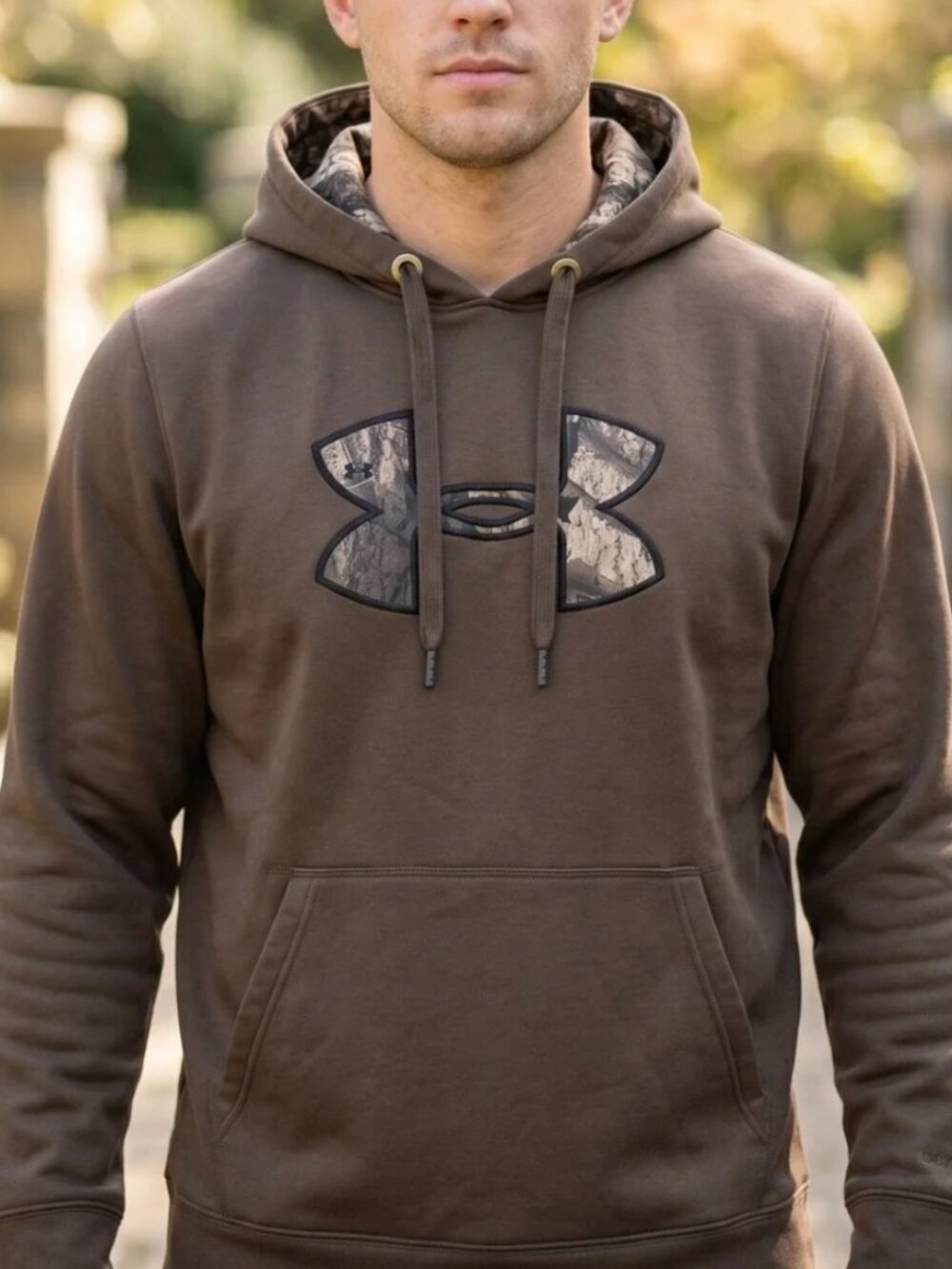 Under Armour Men's Storm Hoodie with Mossy Oak Camo XL